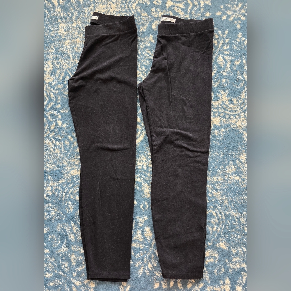 Lauren Conrad Skinny Short Black Leggings Medium Short